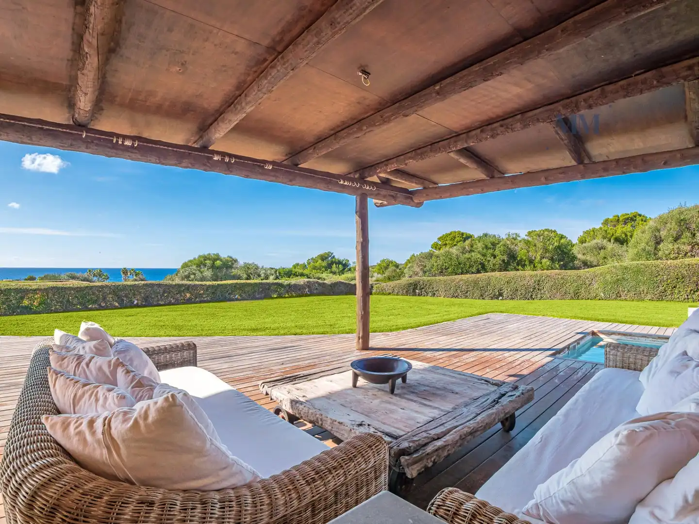 Terraza de Casa o chalet en venta en Sant Lluís con Aire acondicionado, Calefacción y Jardín privado