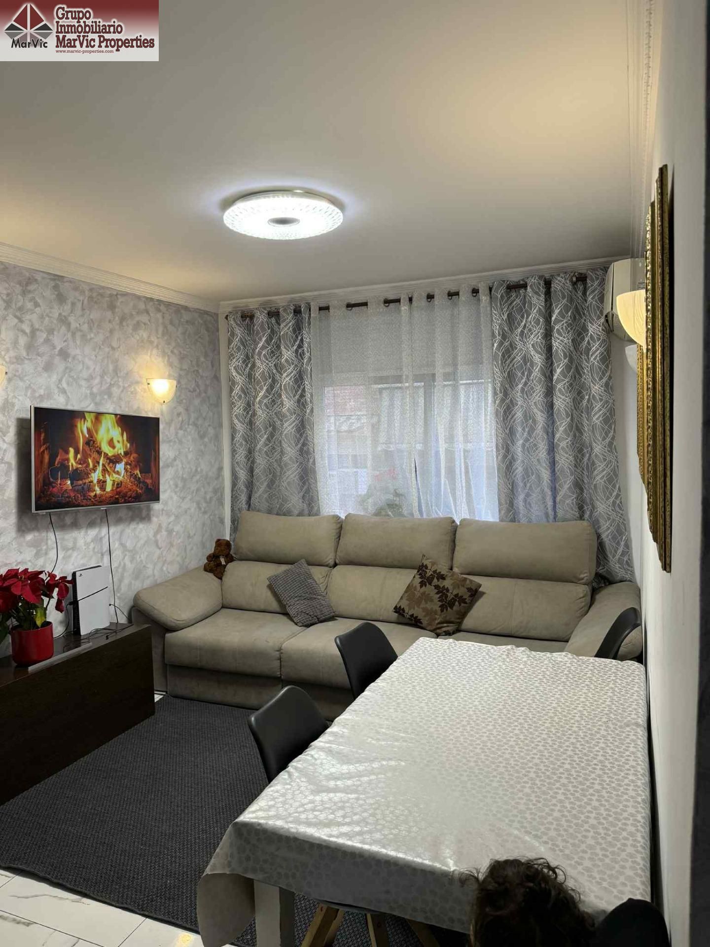 Living room of Flat for sale in Villajoyosa / La Vila Joiosa  with Air Conditioner