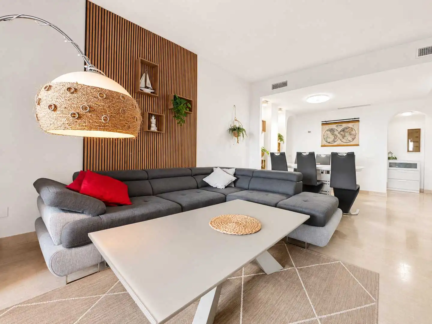 Sala de estar de Apartamento en venta en Manilva con Aire acondicionado, Calefacción y Terraza