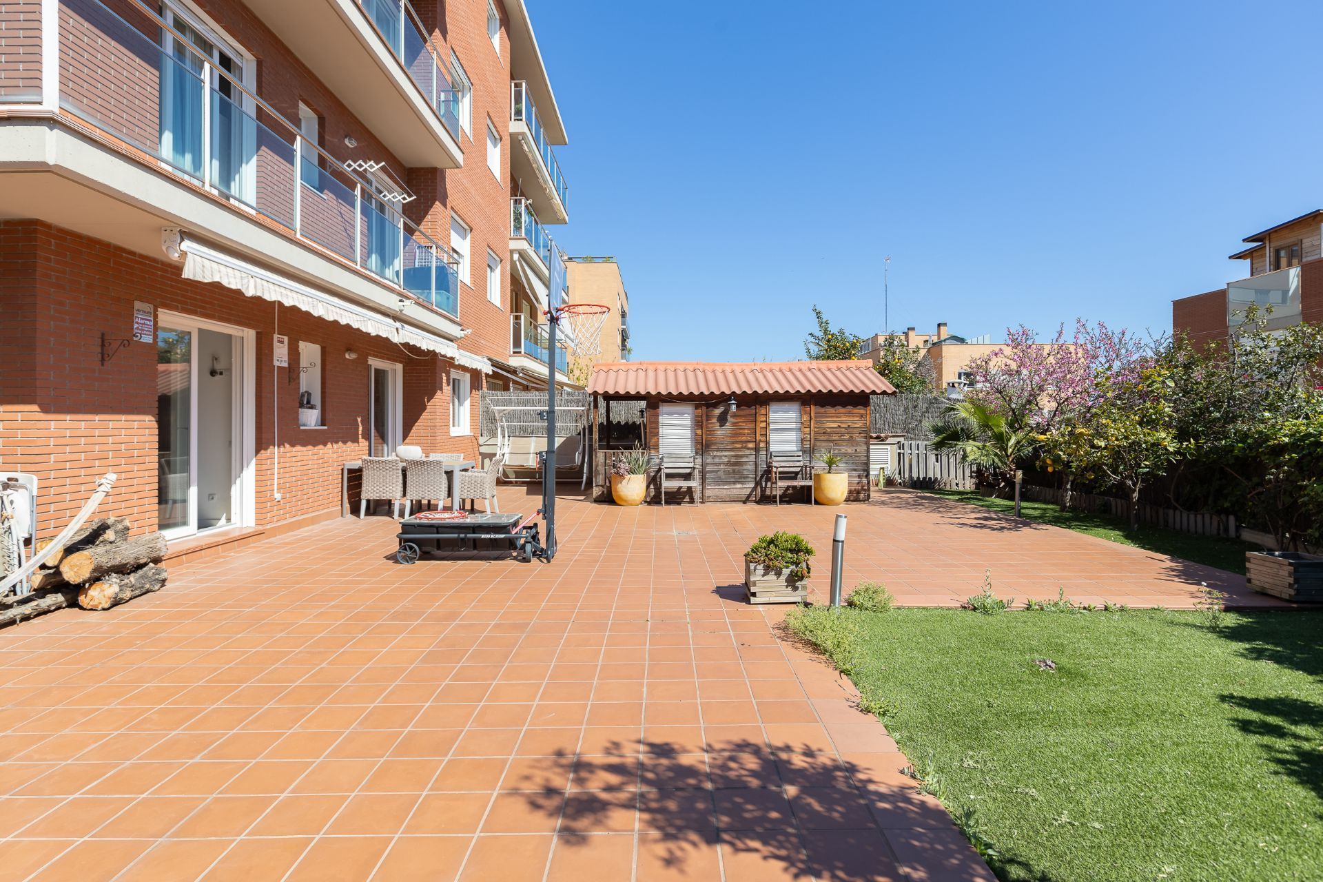 Terrace of Flat for sale in Montgat  with Air Conditioner, Heating and Storage room
