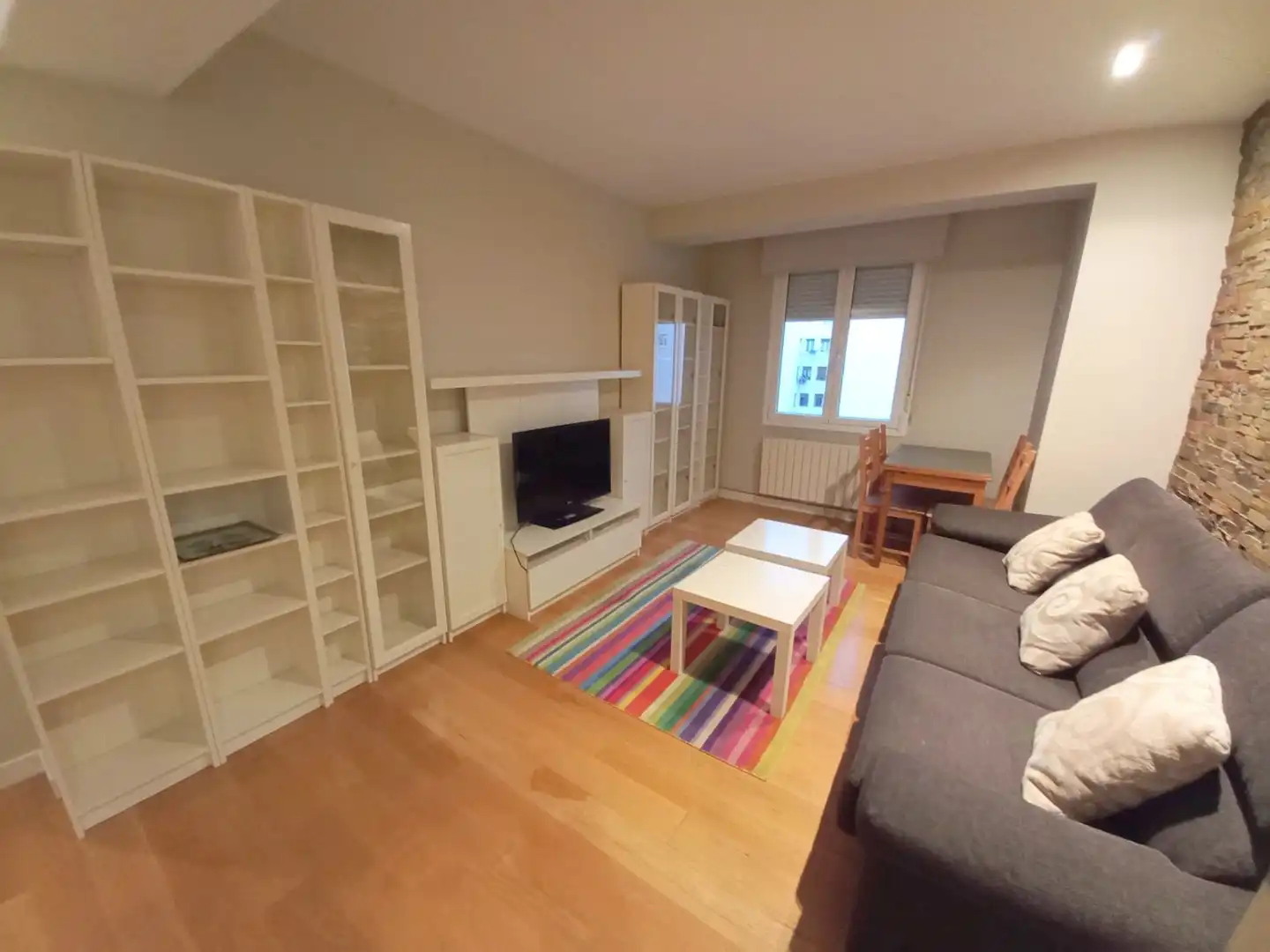 Sala de estar de Piso en venta en Bilbao  con Calefacción y Amueblado