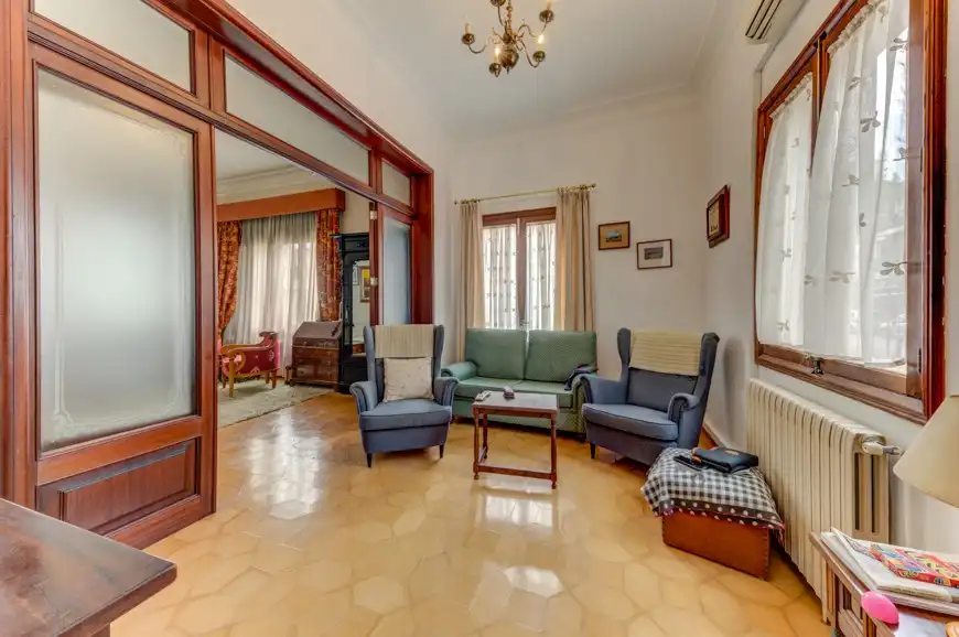 Sala de estar de Casa adosada en venta en Pollença con Aire acondicionado, Calefacción y Jardín privado