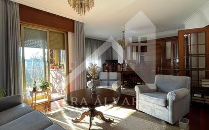 Living room of Flat for sale in Pontevedra Capital   with Heating, Terrace and Storage room