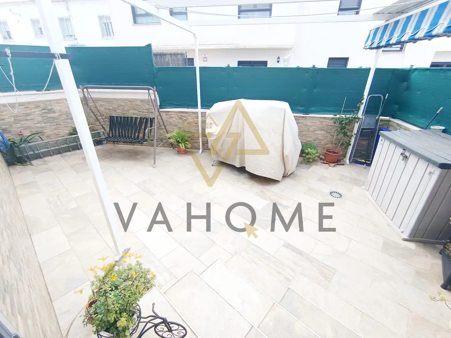Terrasse von Wohnung zum Verkauf in Ciempozuelos mit Klimaanlage, Heizung und Privatgarten