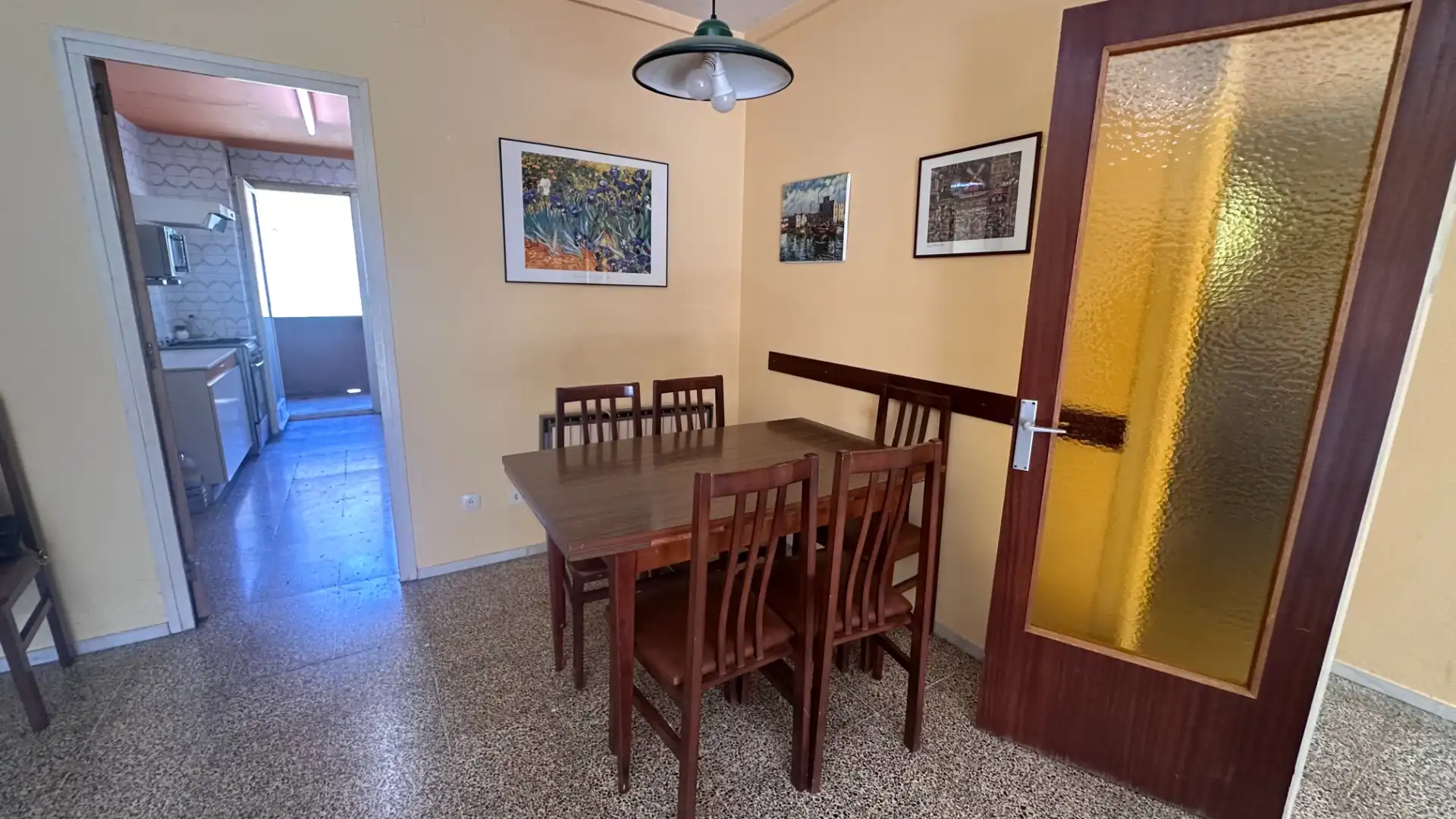 Dining room of Flat for sale in Ribes de Freser  with Terrace, Furnished and Oven