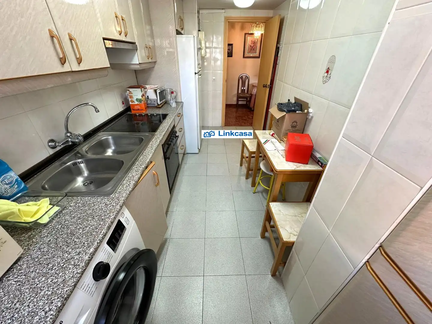Kitchen of Flat for sale in Madrid  with Heating, Terrace and Furnished