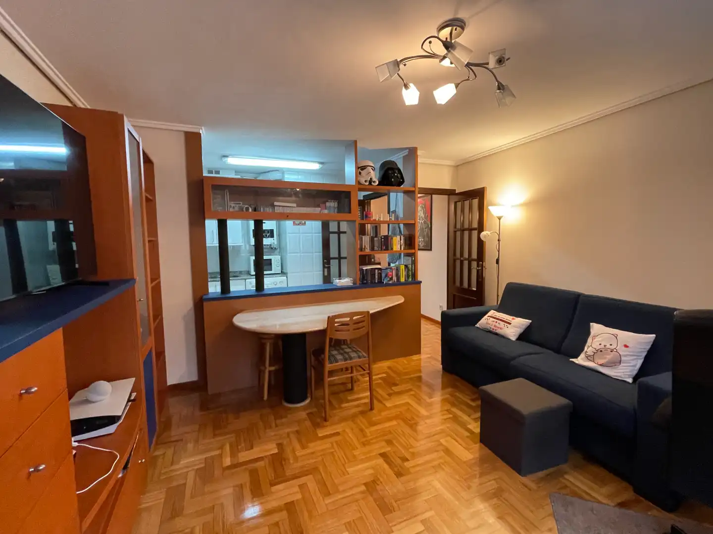 Living room of Apartments for sale in Gijón   with Heating, Parquet flooring and Storage room