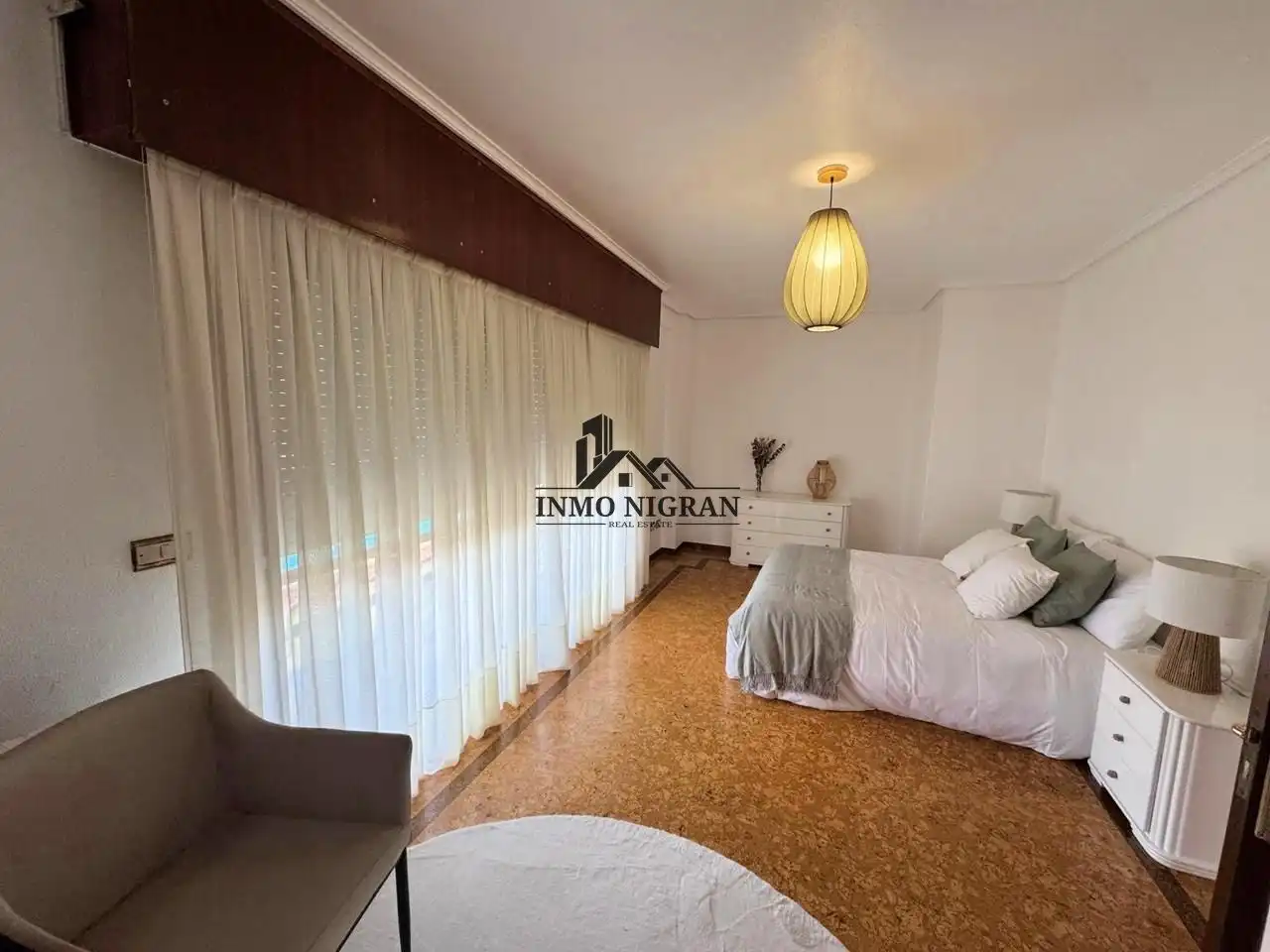 Bedroom of Houses for rent in Nigrán  with Heating, Private garden and Storage room
