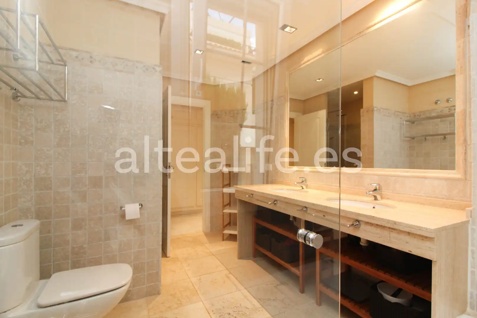 Baño de Apartamento en venta en Altea con Aire acondicionado, Calefacción y Jardín privado