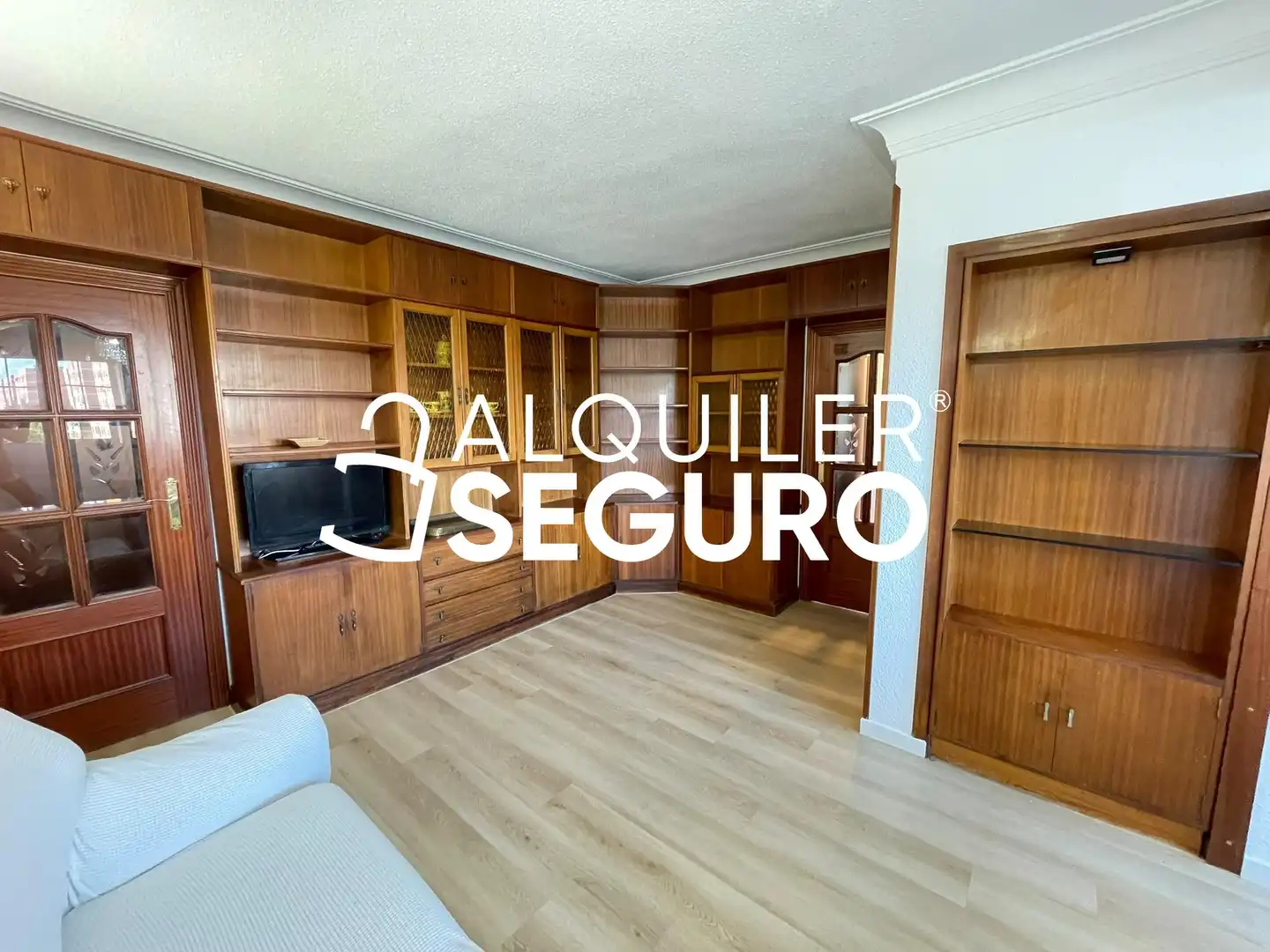 Wohnzimmer von Wohnung zur Miete in Madrid mit Heizung, Abstellraum und Möbliert