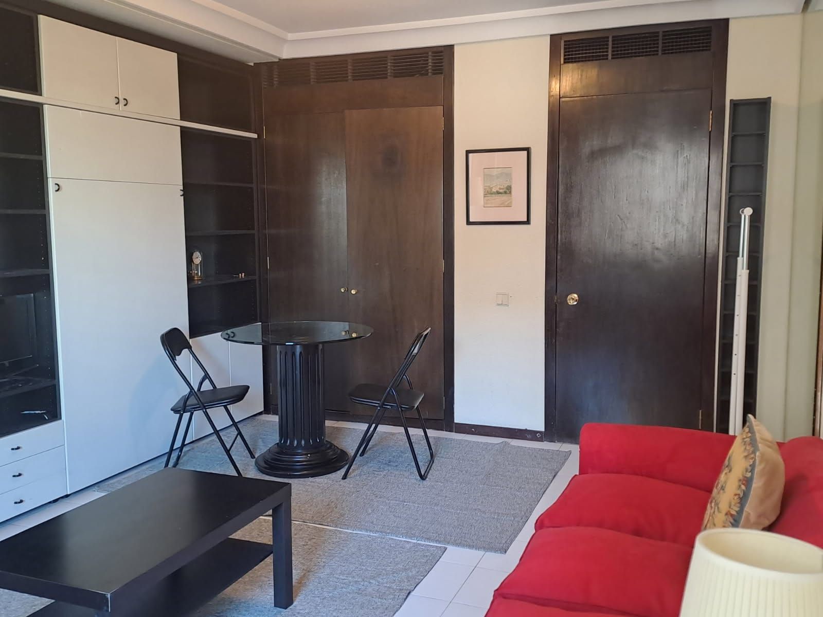 Living room of Study to rent in  Madrid Capital  with Air Conditioner and Heating
