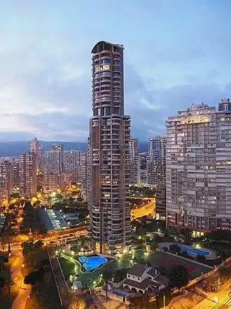 Exterior view of Apartments for sale in Benidorm  with Air Conditioner, Private garden and Terrace