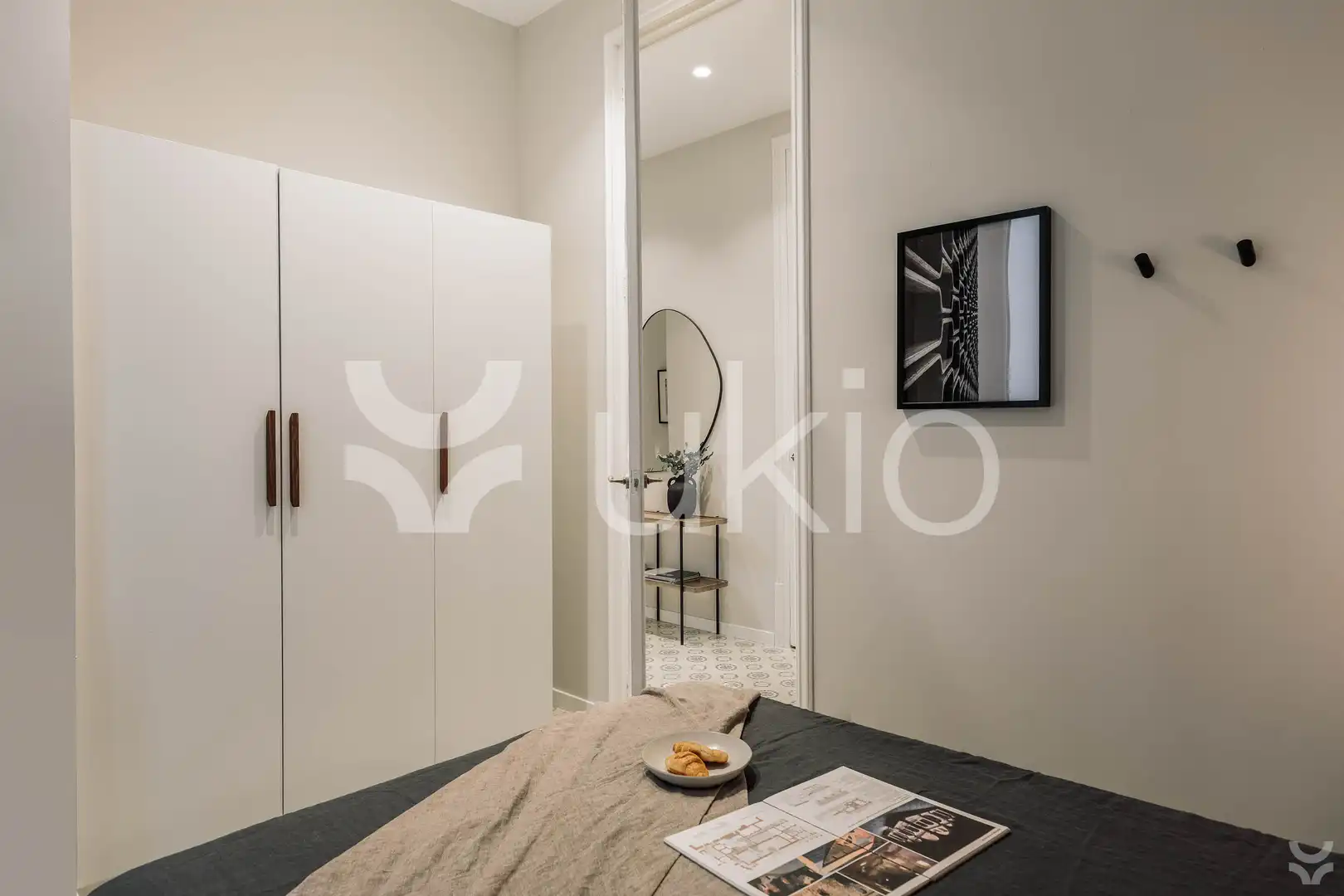 Habitación de Apartamento de alquiler en Barcelona con Aire acondicionado, Calefacción y Terraza