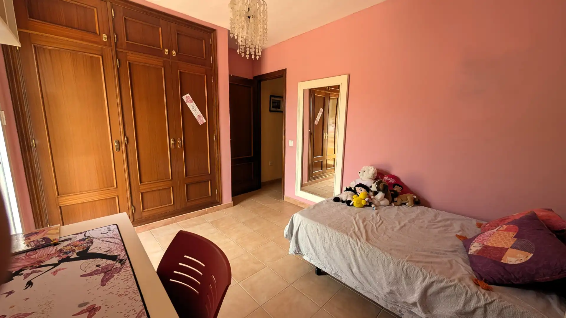 Dormitori de Casa adosada en venda en Tuineje amb Aire condicionat, Jardí privat i Terrassa