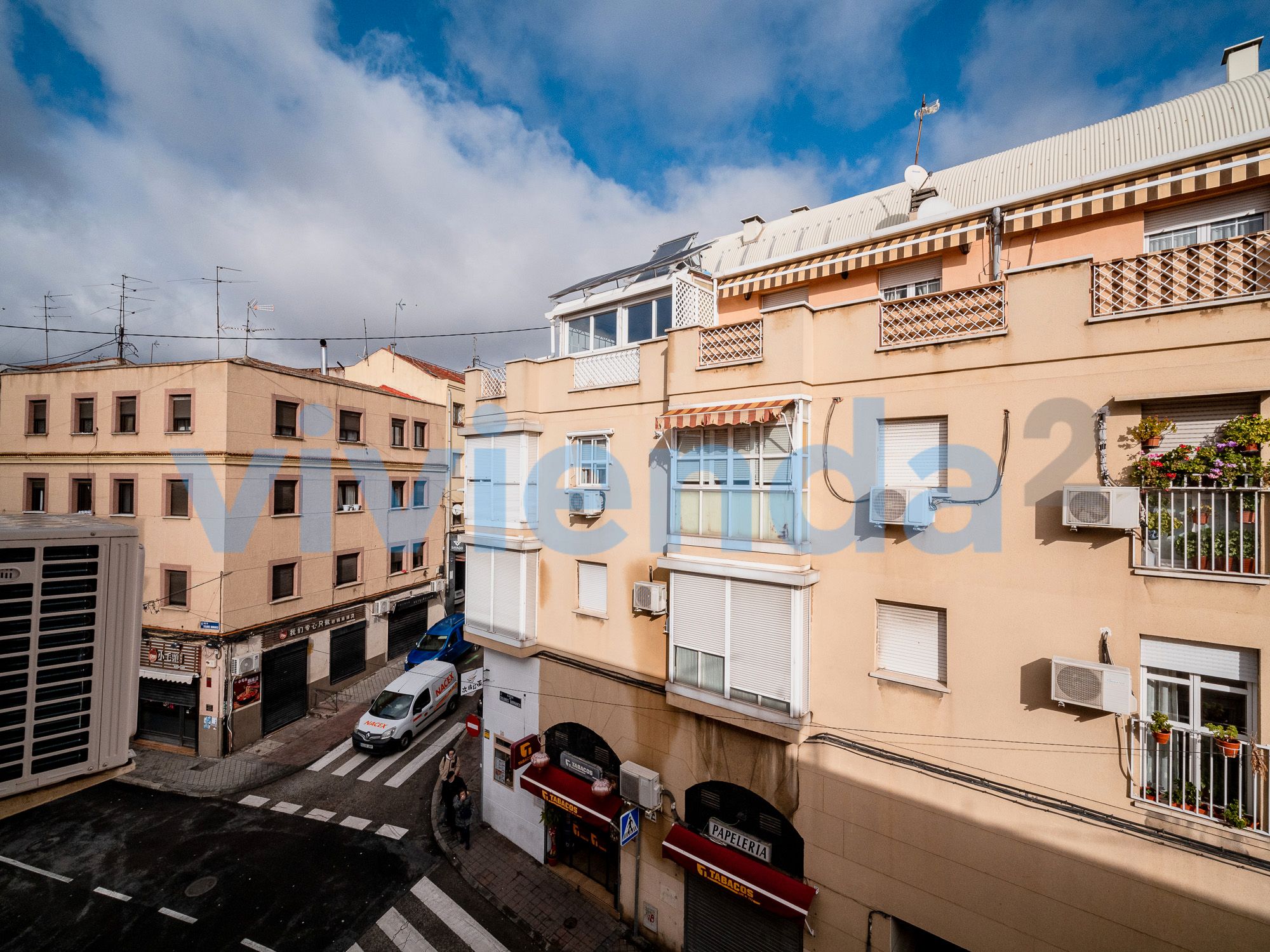 Vista exterior de Pis en venda en  Madrid Capital amb Aire condicionat, Calefacció i Moblat