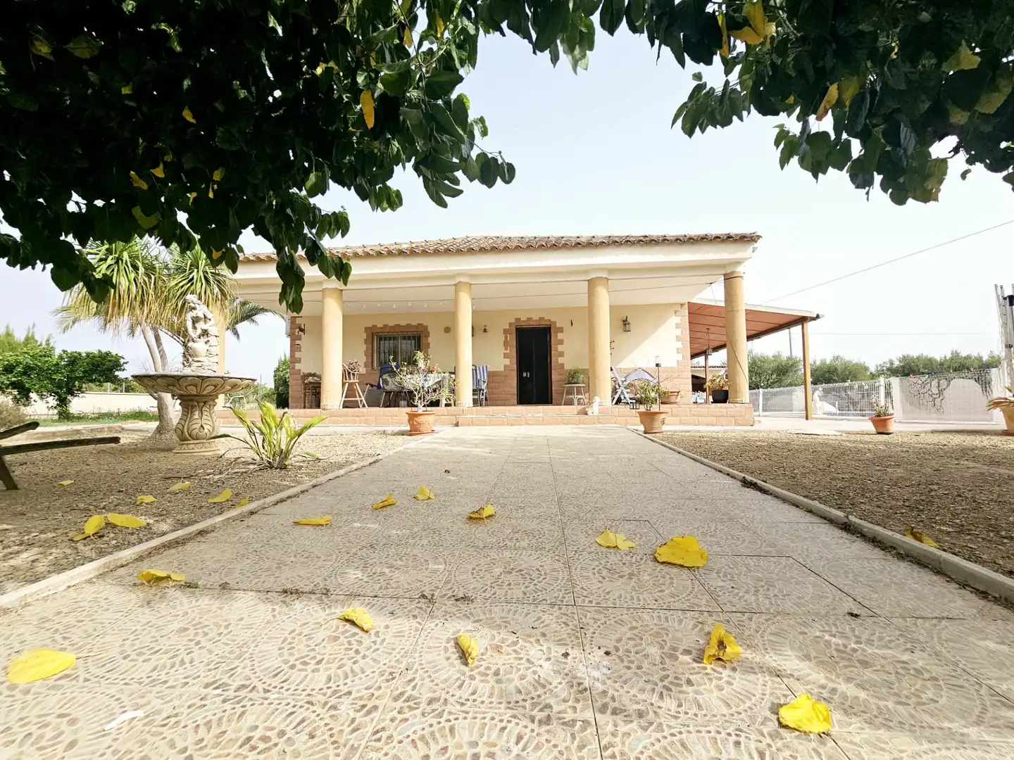 Vista exterior de Casa o xalet en venda en Librilla amb Aire condicionat, Jardí privat i Piscina