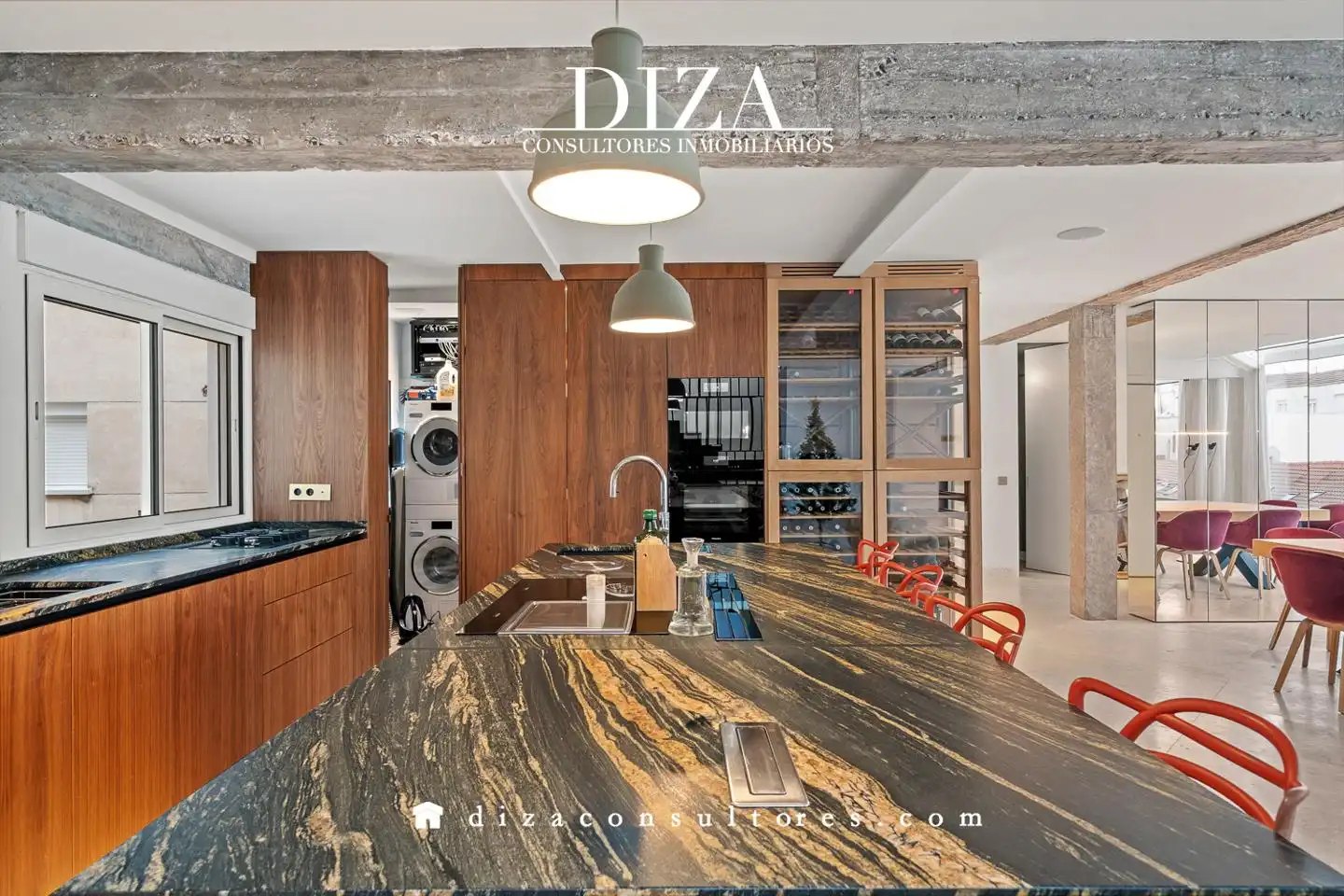 Kitchen of Attic for sale in Madrid  with Air Conditioner, Terrace and Storage room