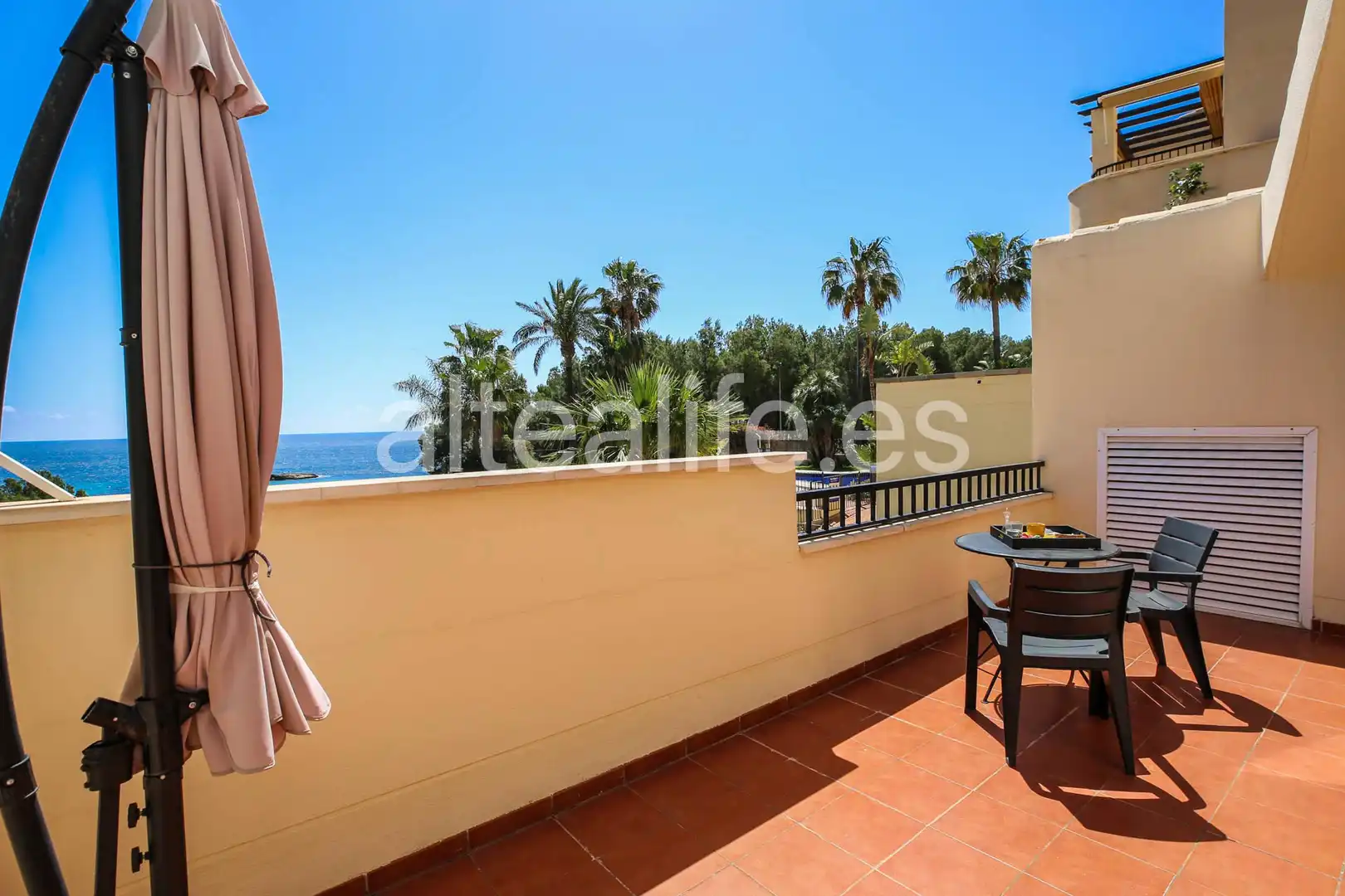 Jardí de Apartament en venda en Altea amb Aire condicionat, Terrassa i Traster