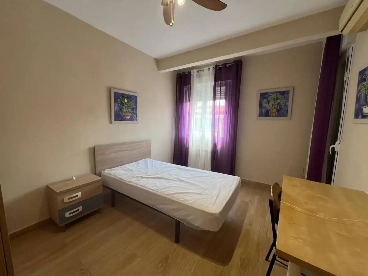 Bedroom of Flat for rent in Toledo  with Air Conditioner, Heating and Terrace