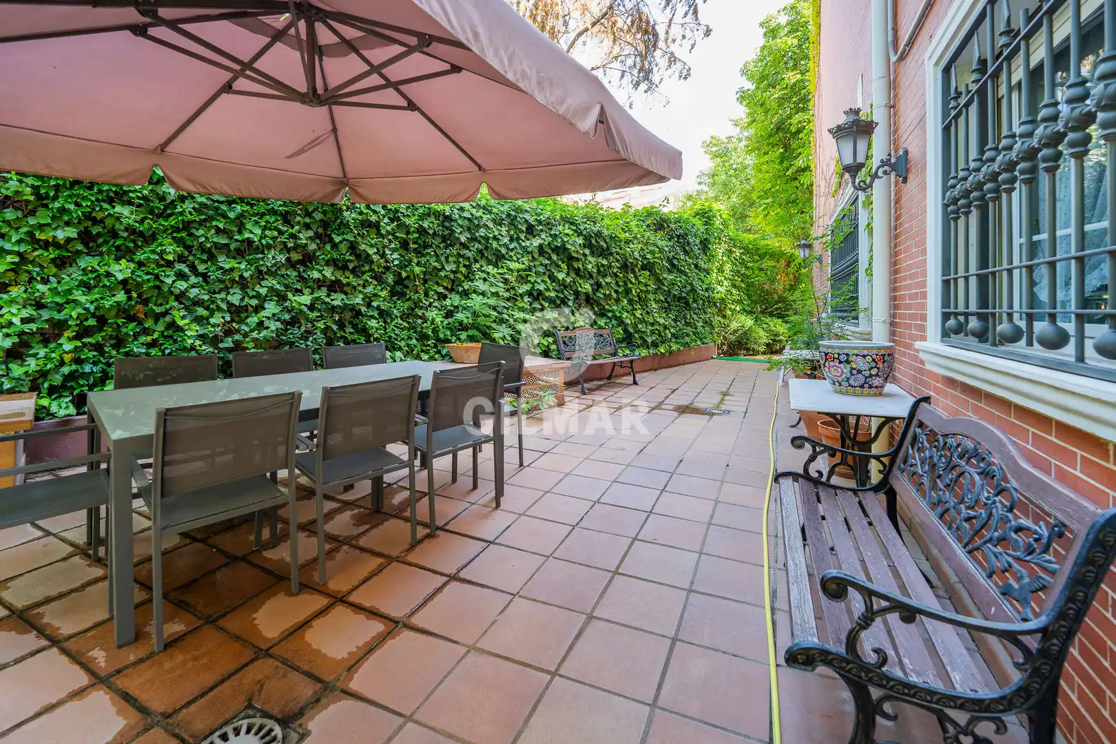 Terraza de Casa o chalet en venta en Madrid con Calefacción, Jardín privado y Piscina