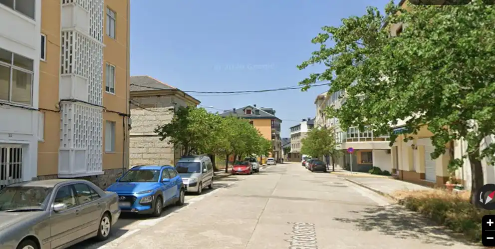 Exterior view of Flat for sale in A Pobra de Trives   with Heating, Furnished and Oven