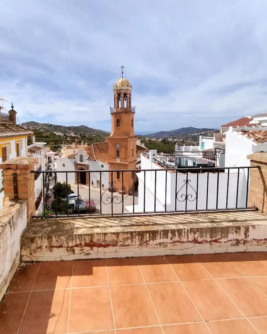 Exterior view of Detached homes for sale in Cómpeta  with Air Conditioner, Furnished and Balcony