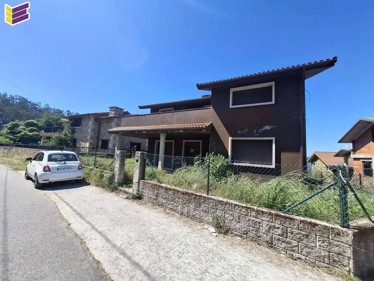 Außenansicht von Haus oder Chalet zum Verkauf in Vilaboa mit Privatgarten und Terrasse