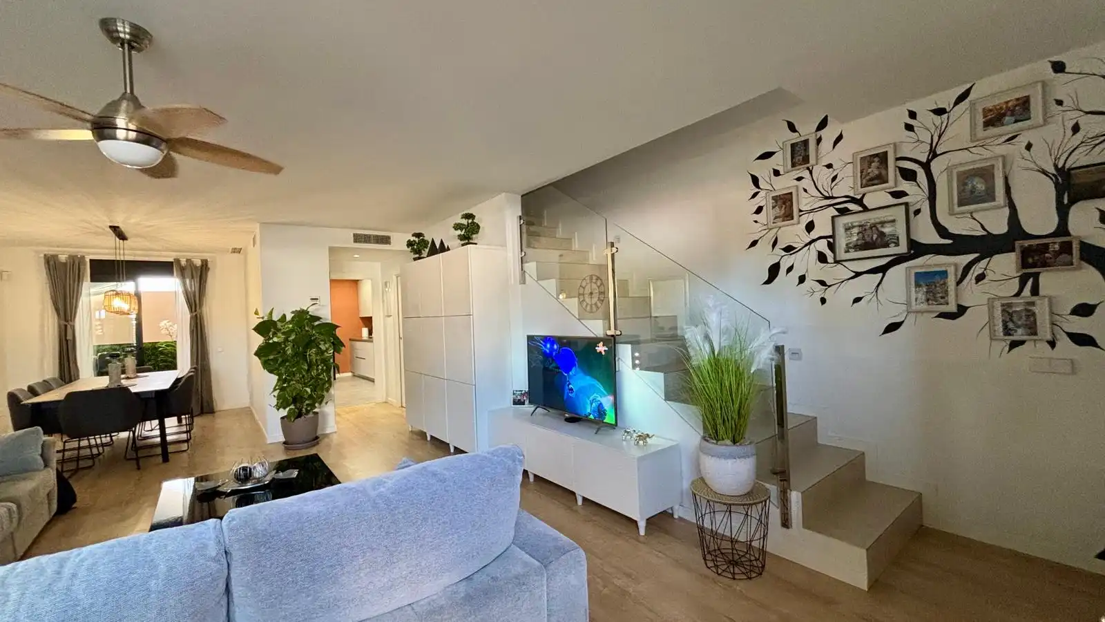 Sala de estar de Casa adosada en venta en Torre-Pacheco con Aire acondicionado, Calefacción y Terraza