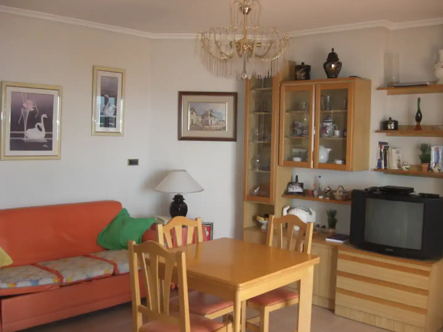Sala d'estar de Àtic de lloguer en Águilas amb Traster, Moblat i Forn