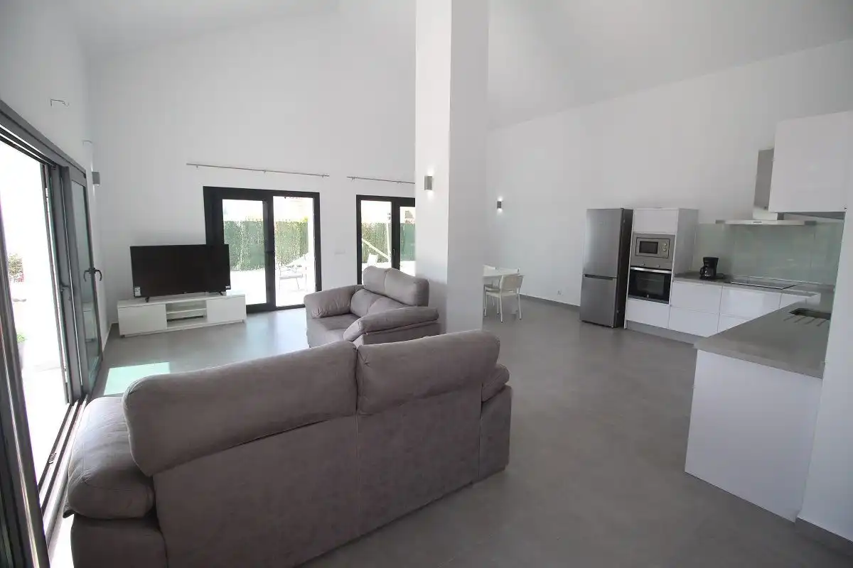 Sala de estar de Casa o chalet de alquiler en Vélez-Málaga con Aire acondicionado, Calefacción y Jardín privado