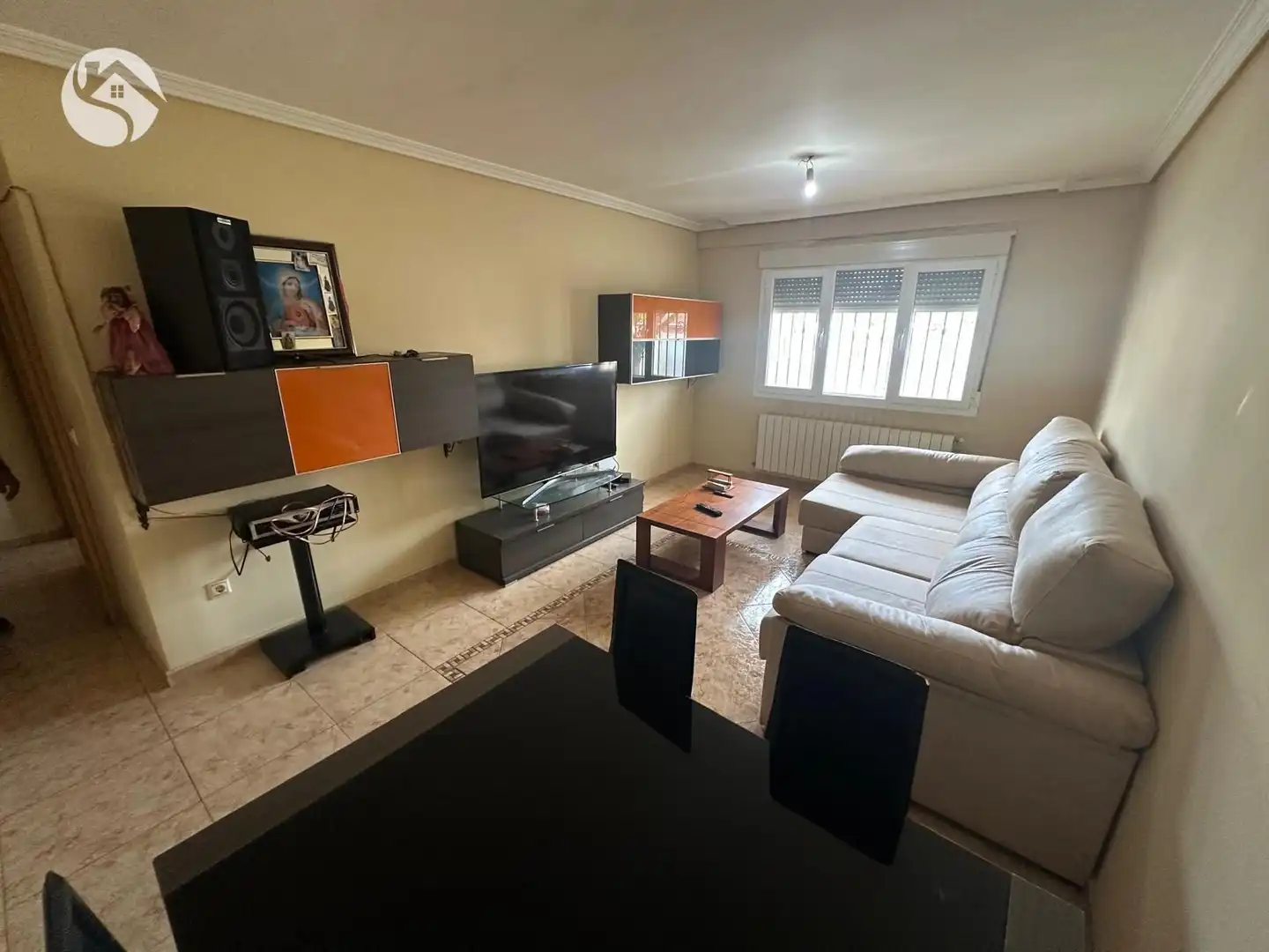 Living room of Flat for sale in Arcas del Villar  with Heating and Storage room