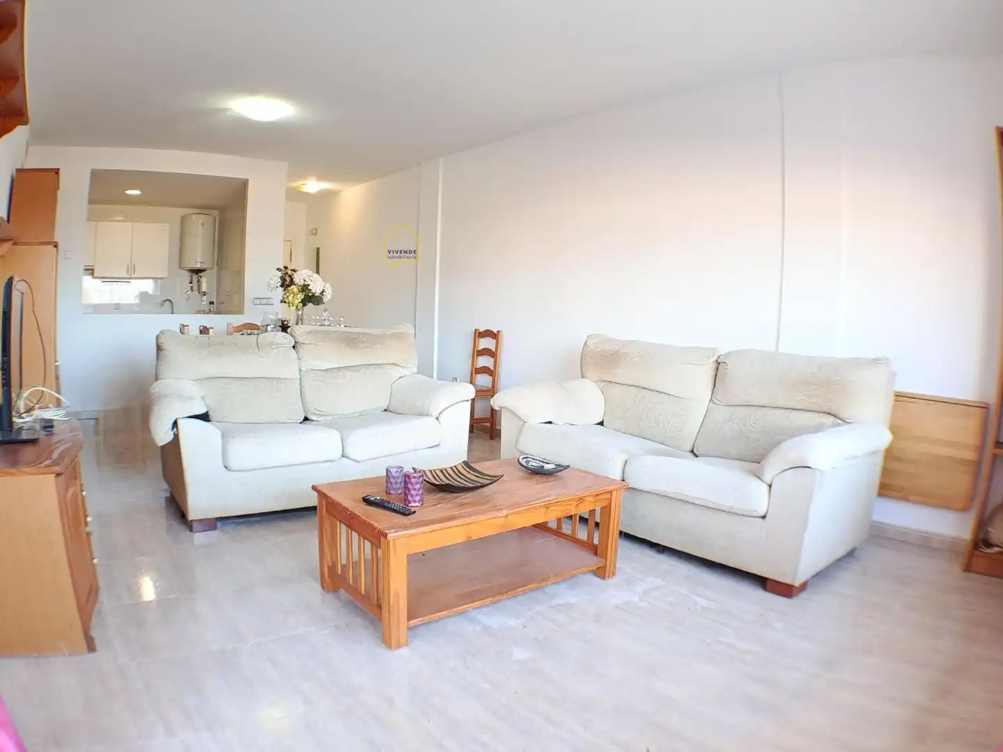 Wohnzimmer von Wohnungen zum Verkauf in Águilas mit Klimaanlage, Heizung und Terrasse