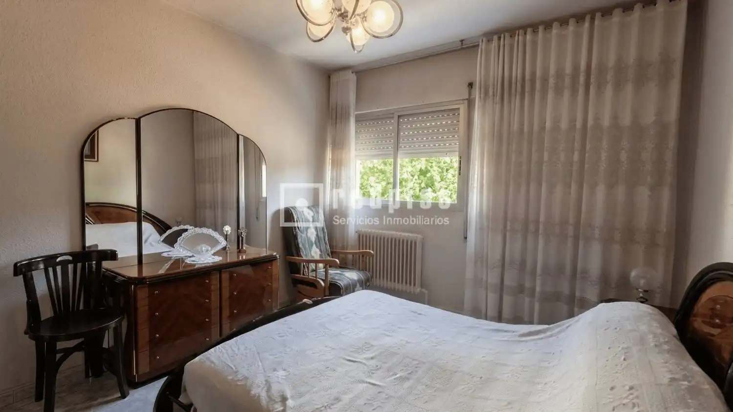 Bedroom of Flat for sale in Madrid  with Heating and Terrace