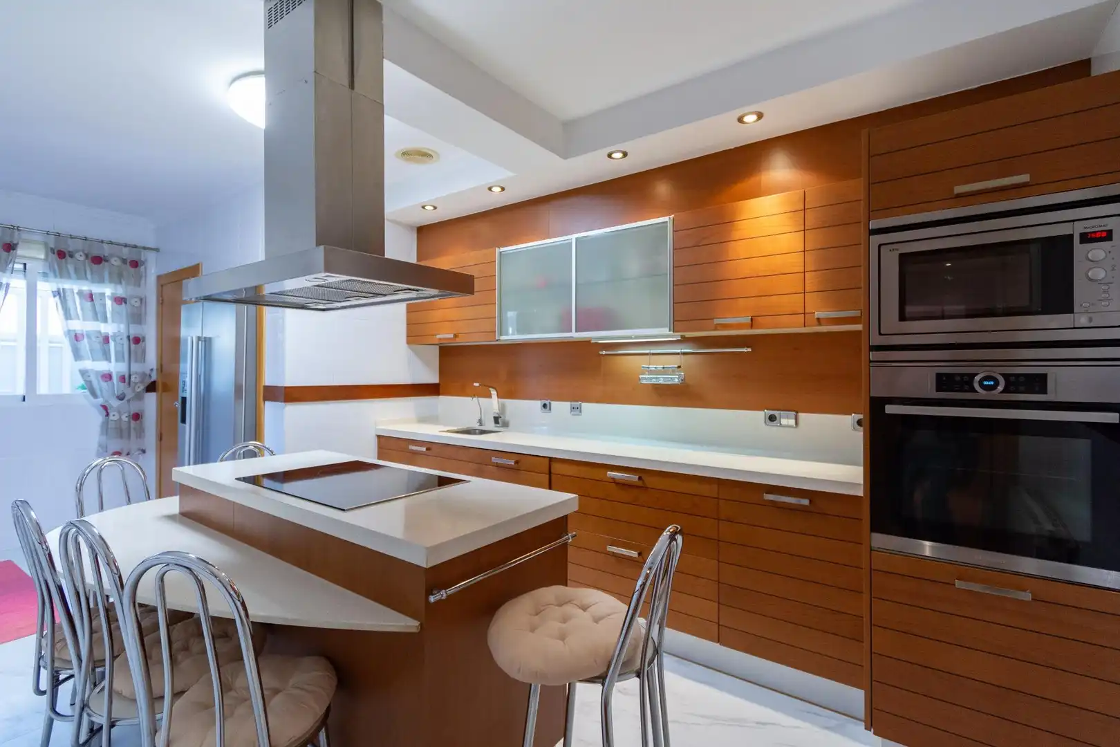 Cocina de Casa o chalet en venta en Fuente Álamo de Murcia con Aire acondicionado, Calefacción y Parquet