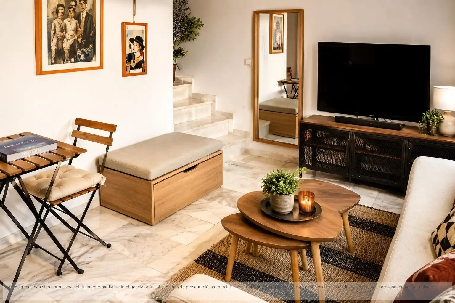 Sala de estar de Dúplex en venta en Sevilla