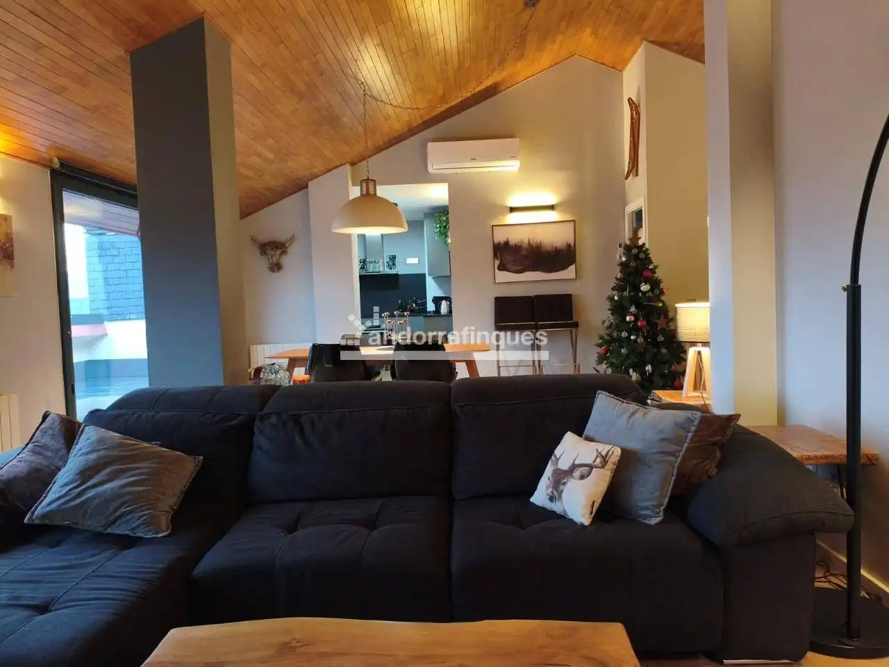 Sala de estar de Apartamento en venta en Montferrer i Castellbò con Aire acondicionado, Terraza y Trastero