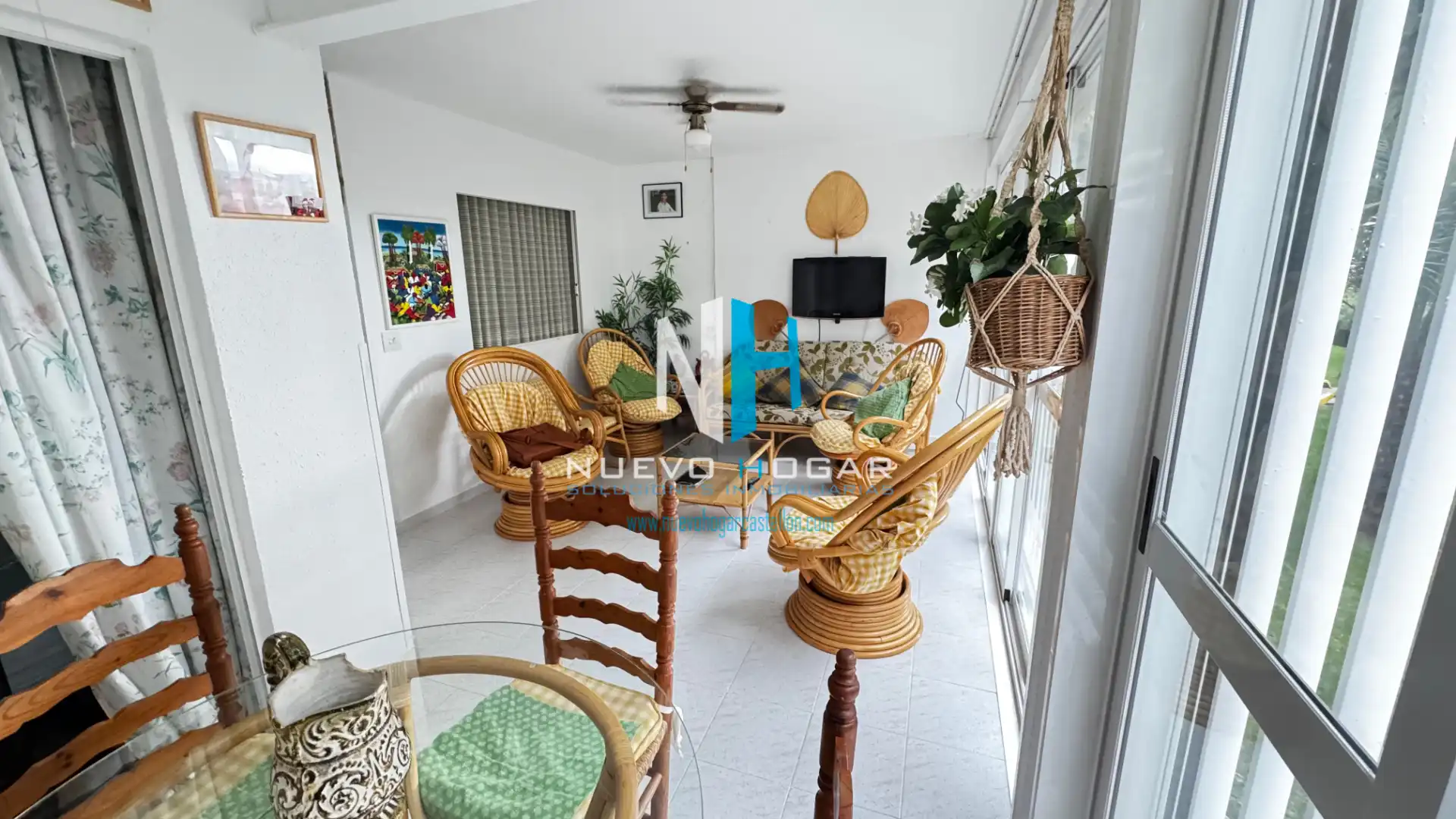 Terraza de Apartamento en venta en Benicasim / Benicàssim con Terraza, Amueblado y Lavadora
