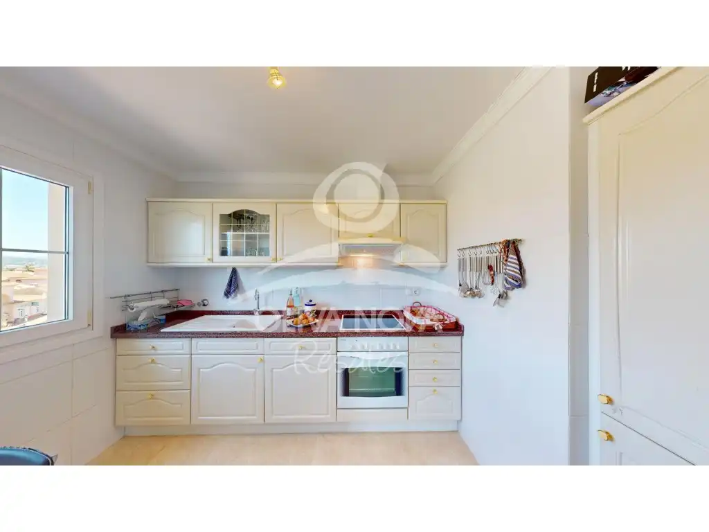 Kitchen of Attic for sale in Oliva  with Terrace, Swimming Pool and Furnished