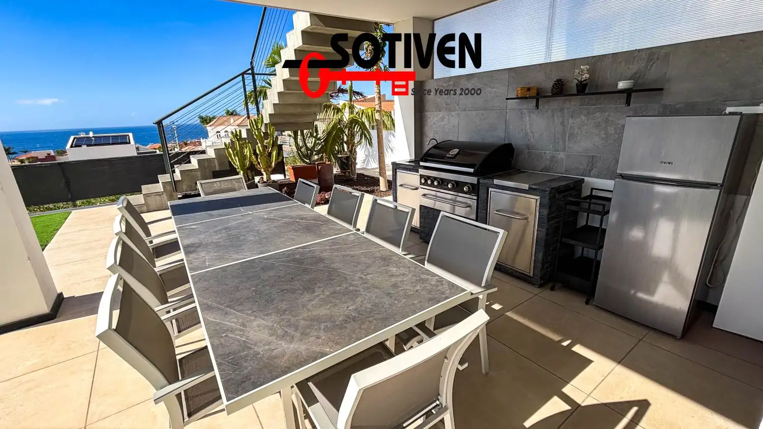 Terraza de Casa o chalet en venta en Adeje con Jardín privado, Terraza y Piscina