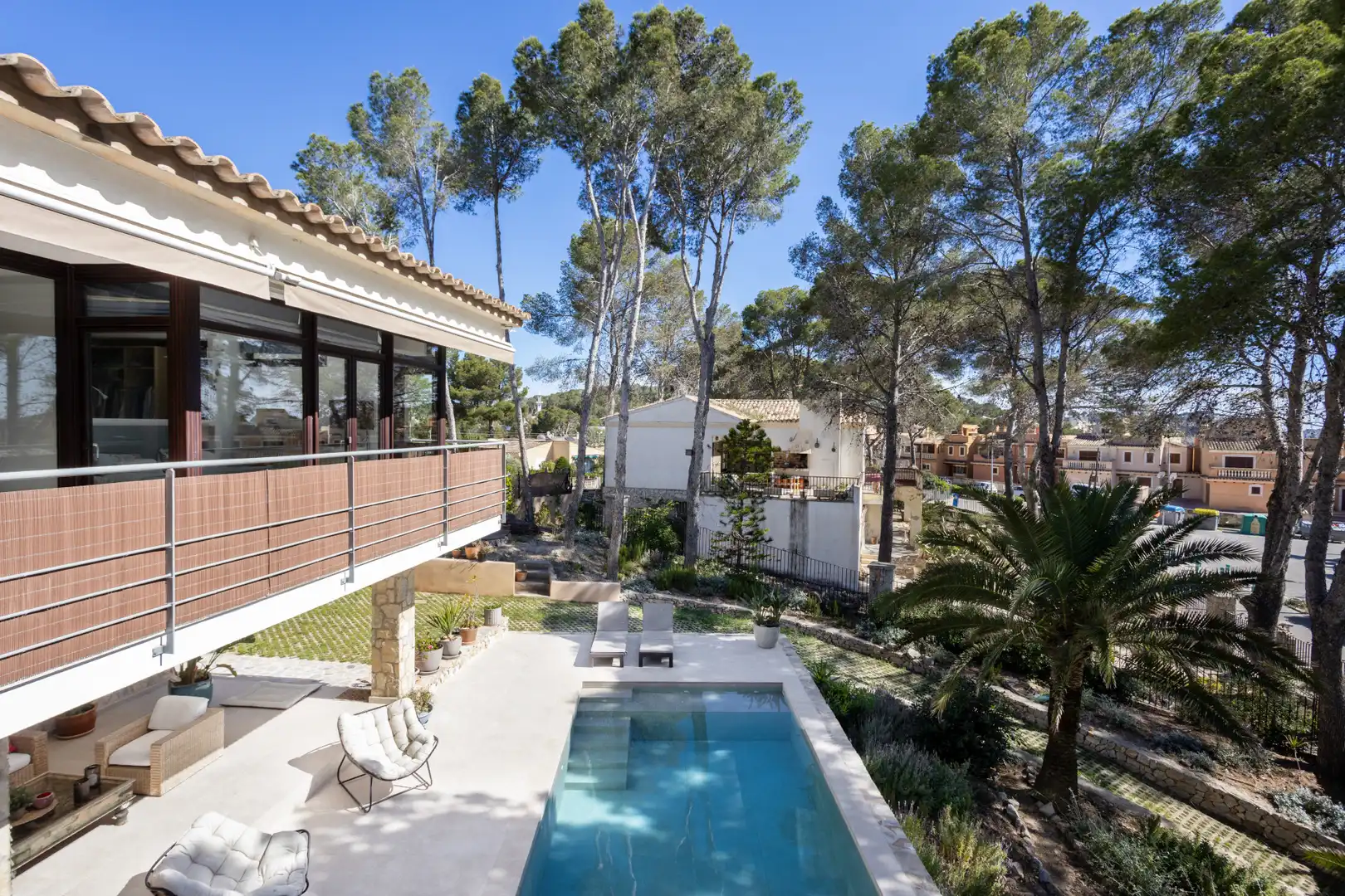 Terrassa de Casa o xalet en venda en Calvià amb Aire condicionat, Jardí privat i Terrassa
