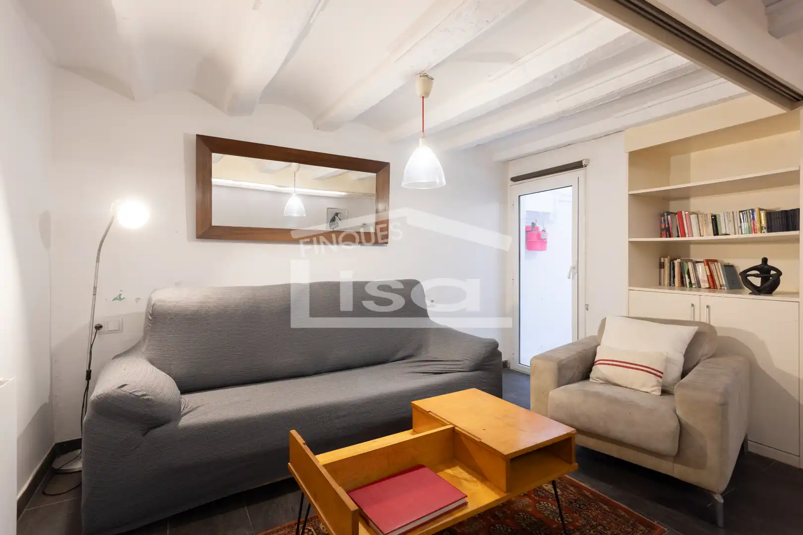 Sala de estar de Piso en venta en Barcelona con Aire acondicionado, Calefacción y Parquet