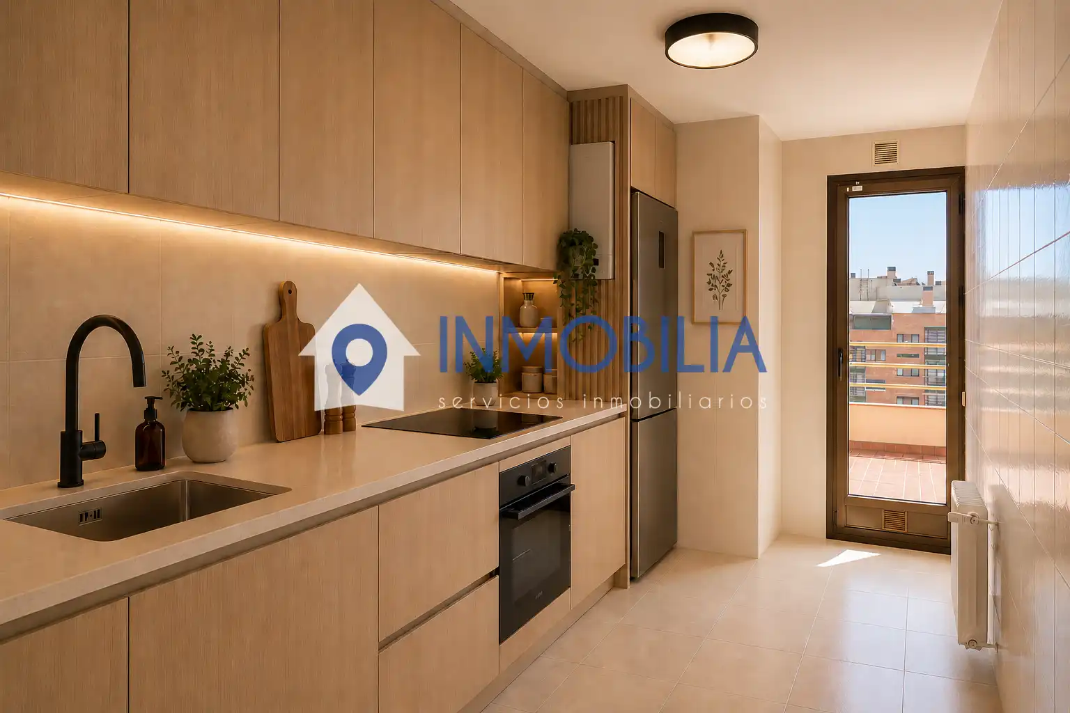Kitchen of Attic for sale in Madrid  with Air Conditioner, Heating and Terrace
