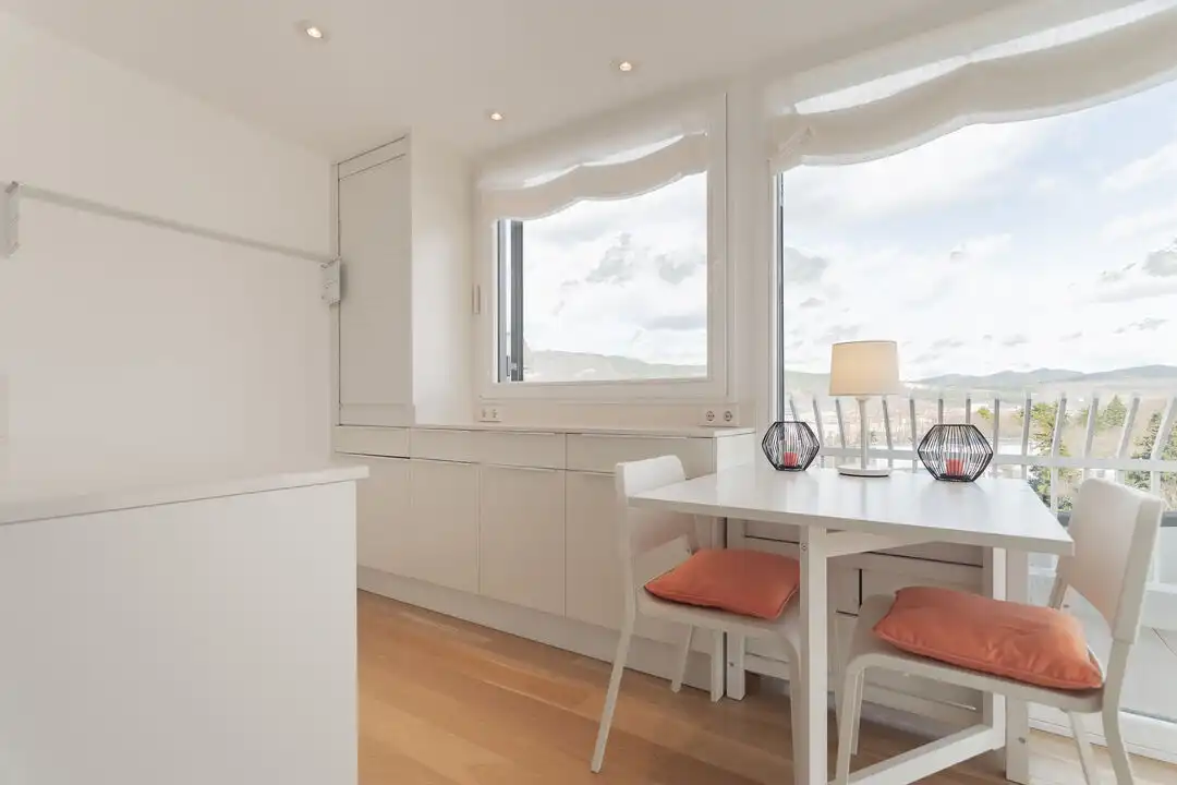 Cocina de Ático en venta en  Pamplona / Iruña con Calefacción, Terraza y Alarma