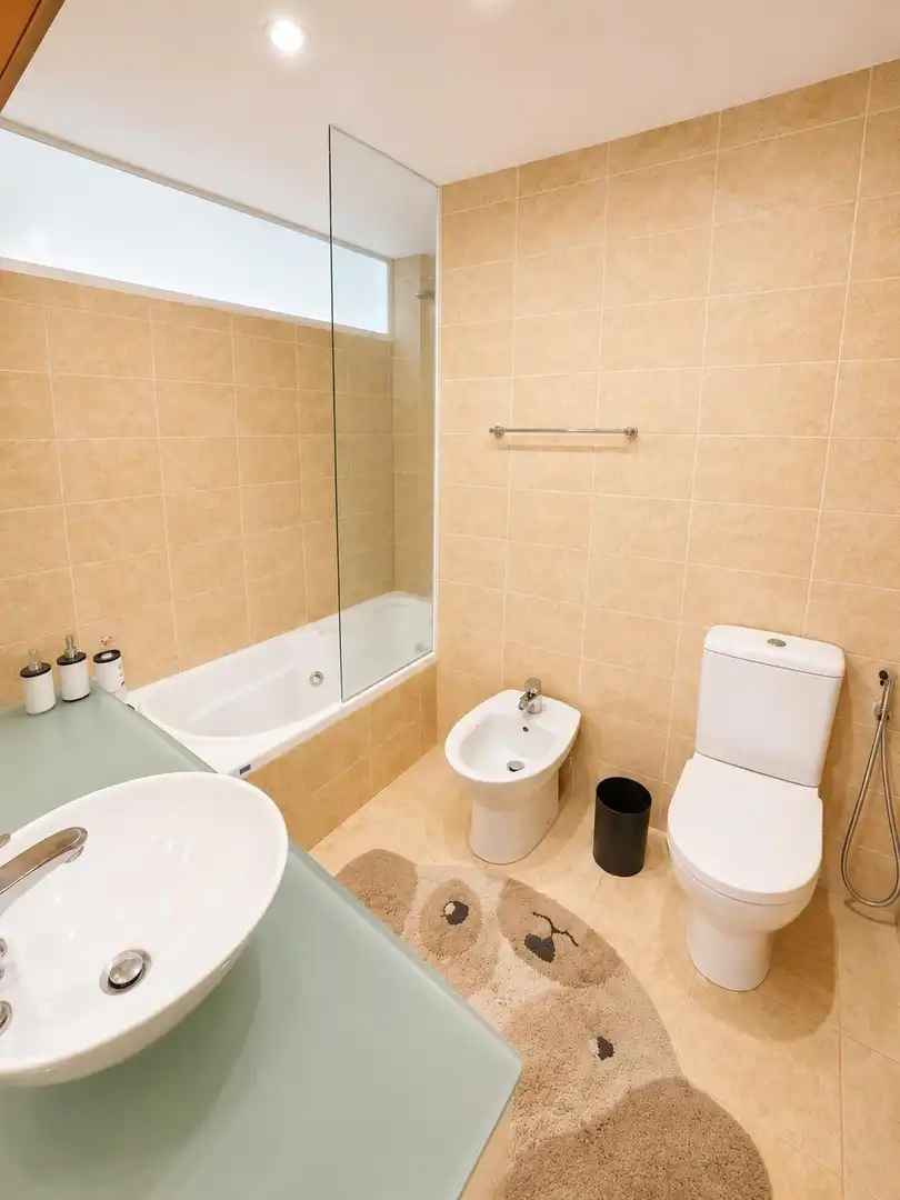Baño de Apartamento en venta en Benalmádena con Aire acondicionado, Jardín privado y Terraza
