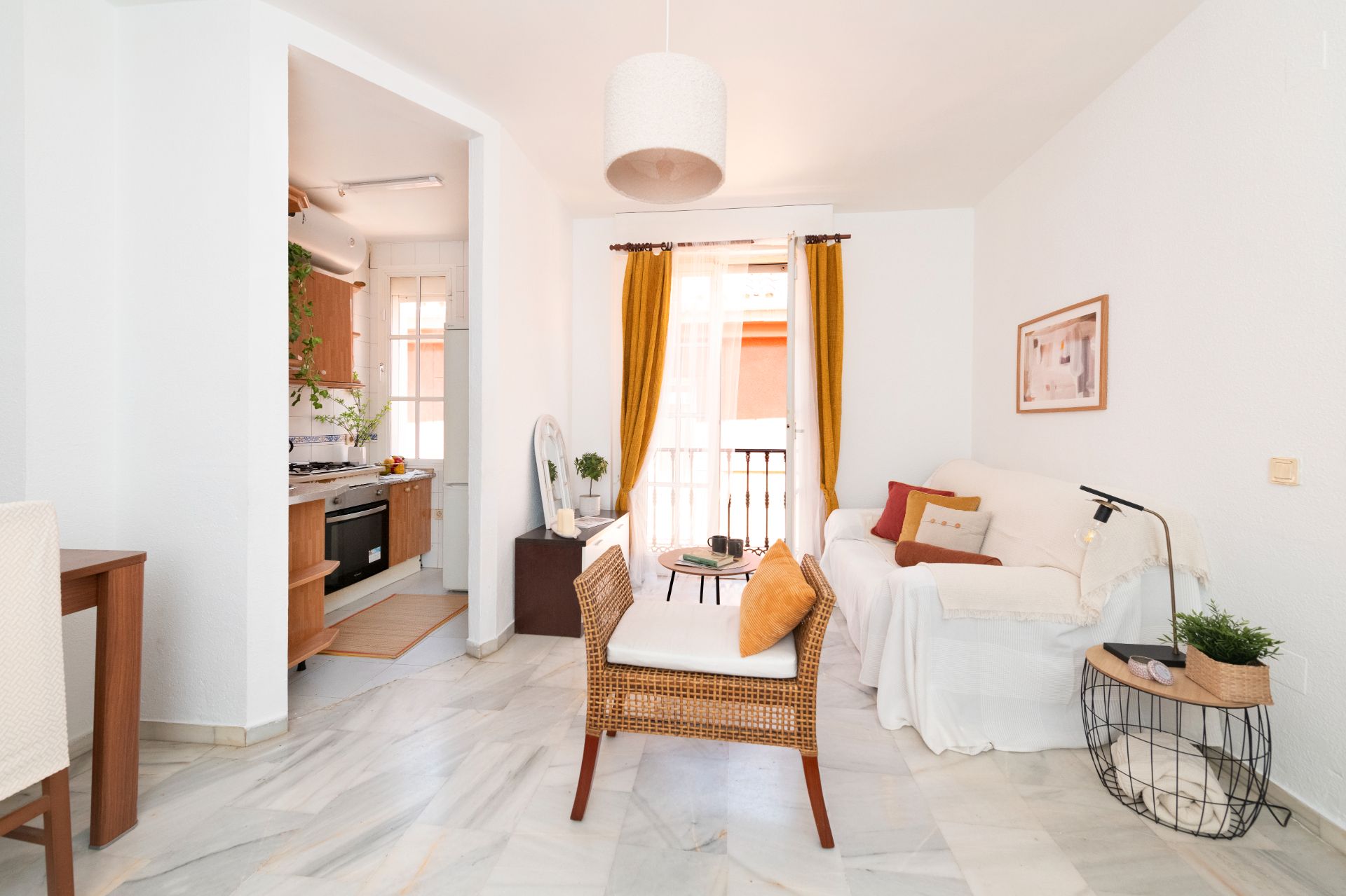 Bedroom of Flat for sale in Málaga Capital