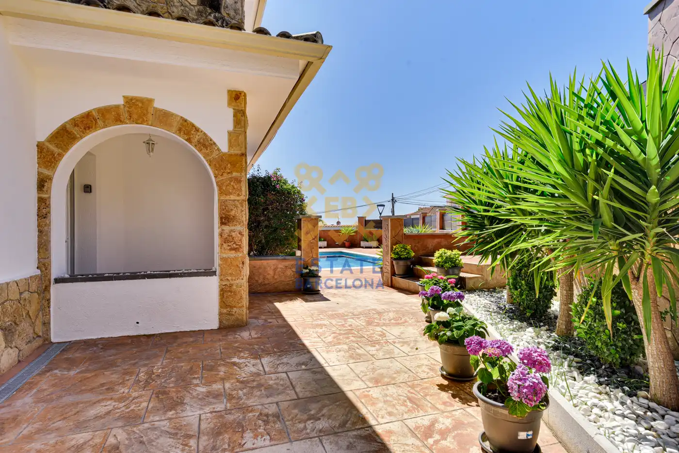 Vista exterior de Casa o chalet en venta en Lloret de Mar con Aire acondicionado, Jardín privado y Terraza
