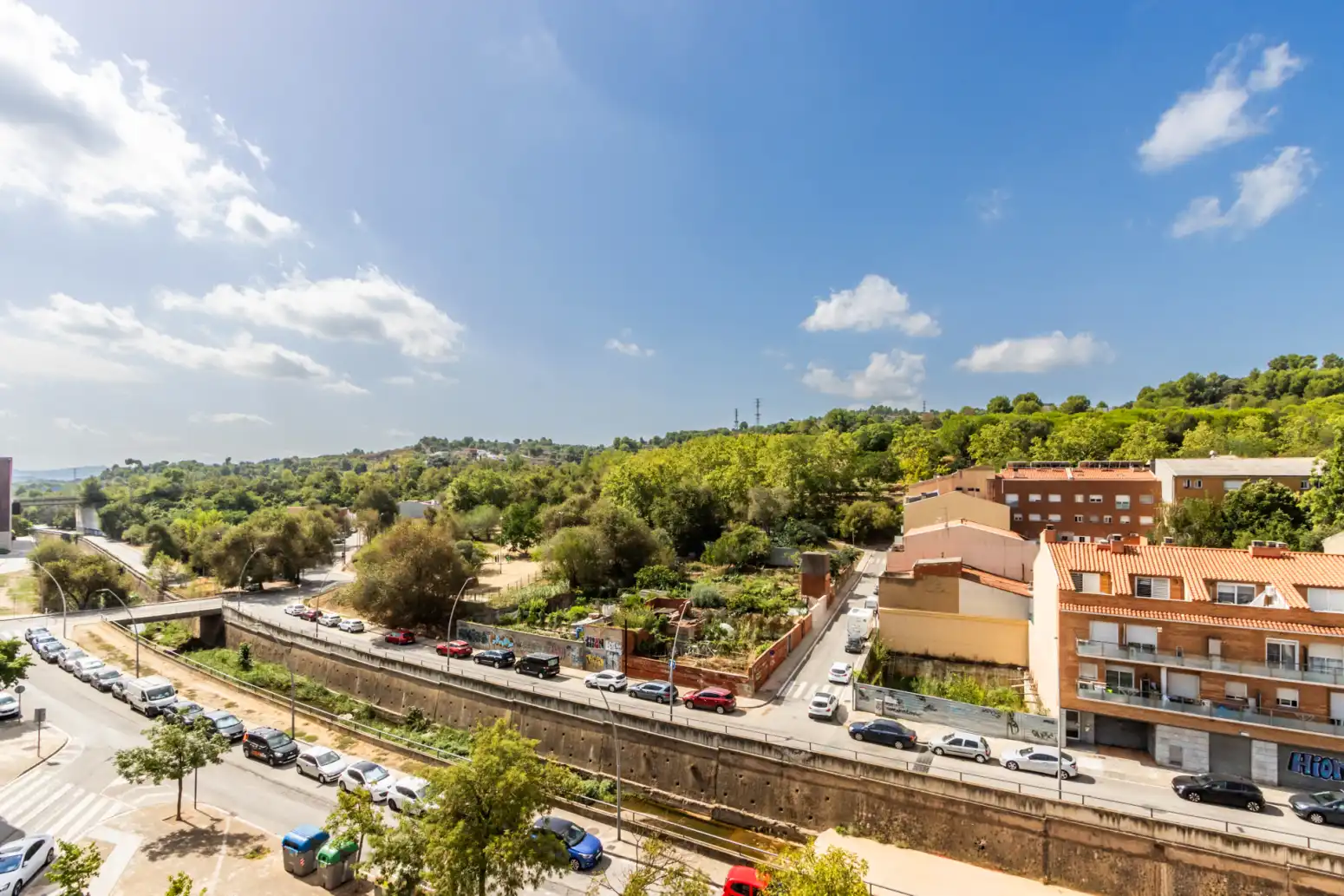 Vista exterior de Ático en venta en Terrassa con Aire acondicionado, Calefacción y Parquet