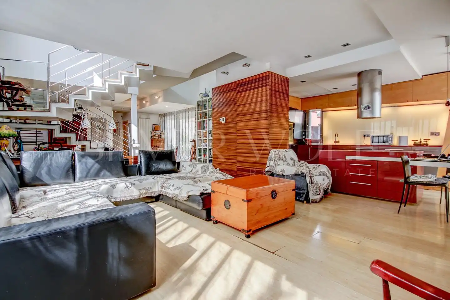 Sala de estar de Casa o chalet en venta en Santa Coloma de Gramenet con Aire acondicionado, Calefacción y Jardín privado