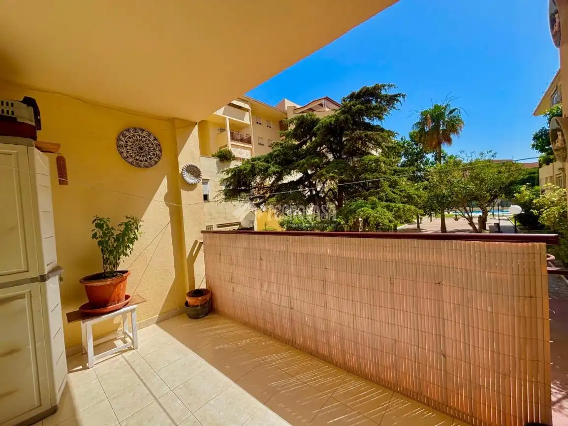 Terrace of Flat for sale in Benalmádena  with Air Conditioner, Heating and Parquet flooring