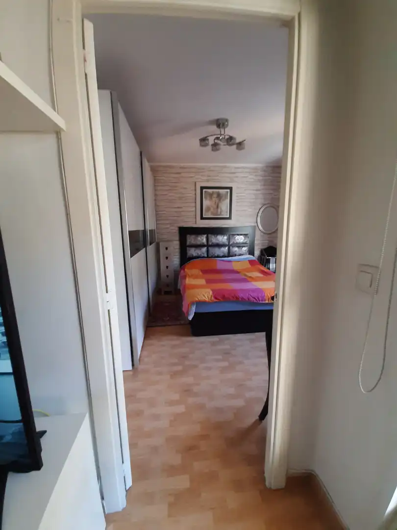 Bedroom of Flat for sale in Valencia  with Air Conditioner, Parquet flooring and Furnished